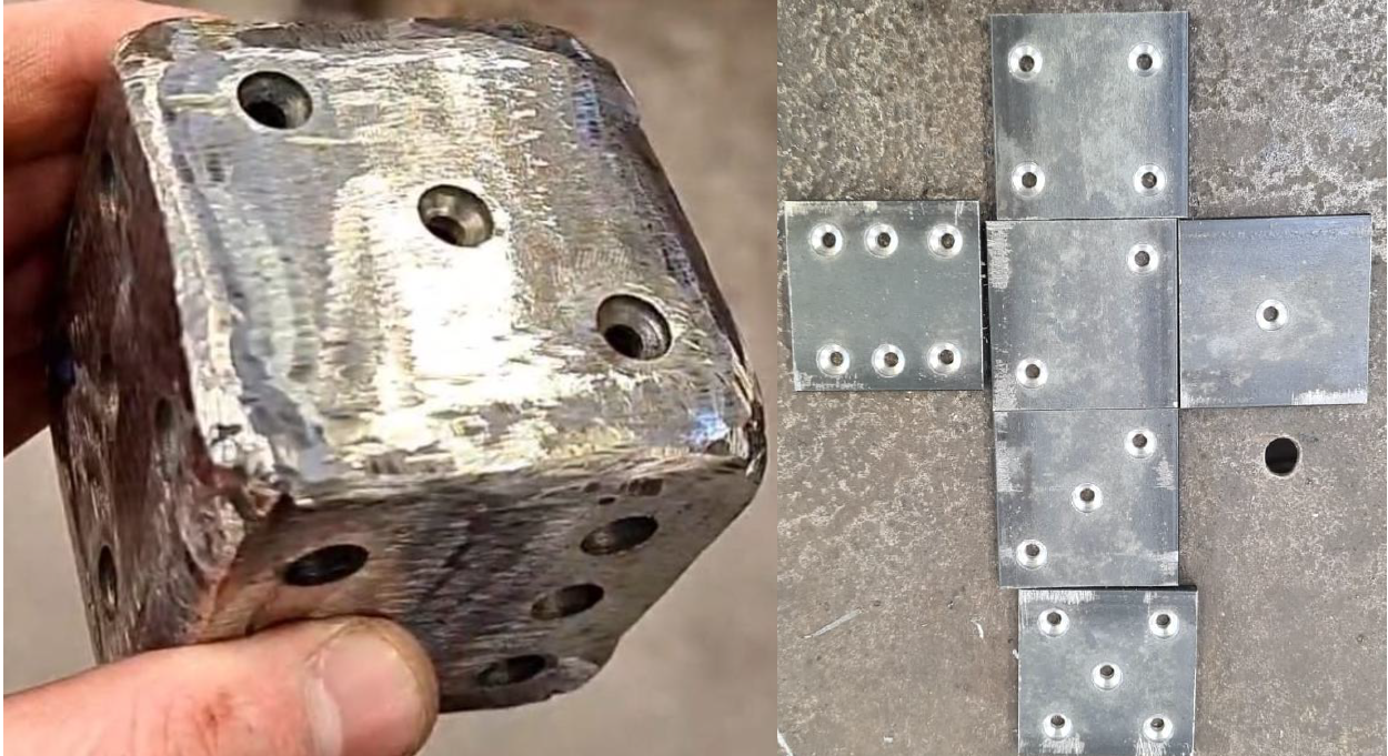 Fabrication — adjustable wrench and steel die